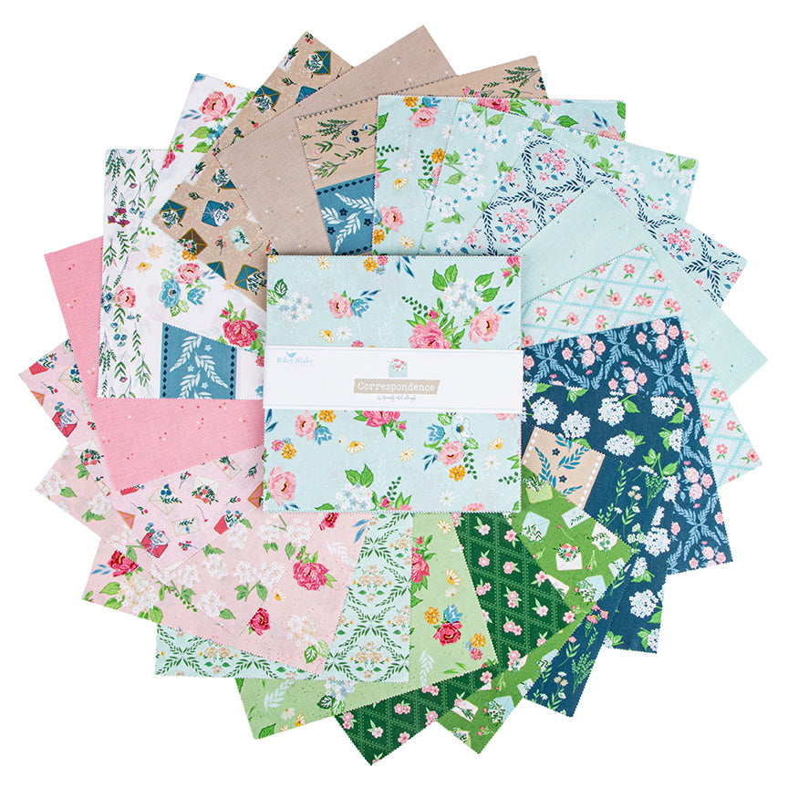 Correspondence 10" Stacker – The Shiplap Quilt Shop LLC