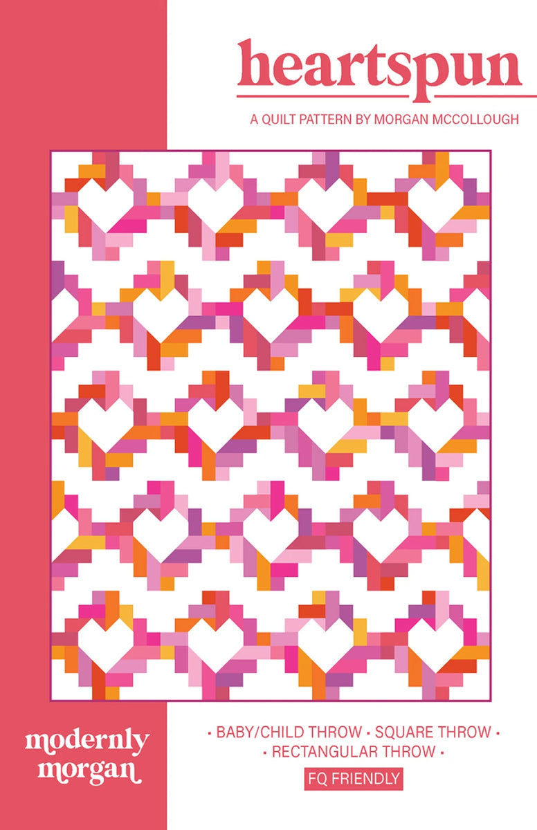 Heartspun Quilt Pattern by Modernly Morgan – The Shiplap Quilt Shop LLC