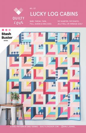 Lucky Log Cabins Quilt Pattern by Quilty Love – The Shiplap Quilt Shop LLC