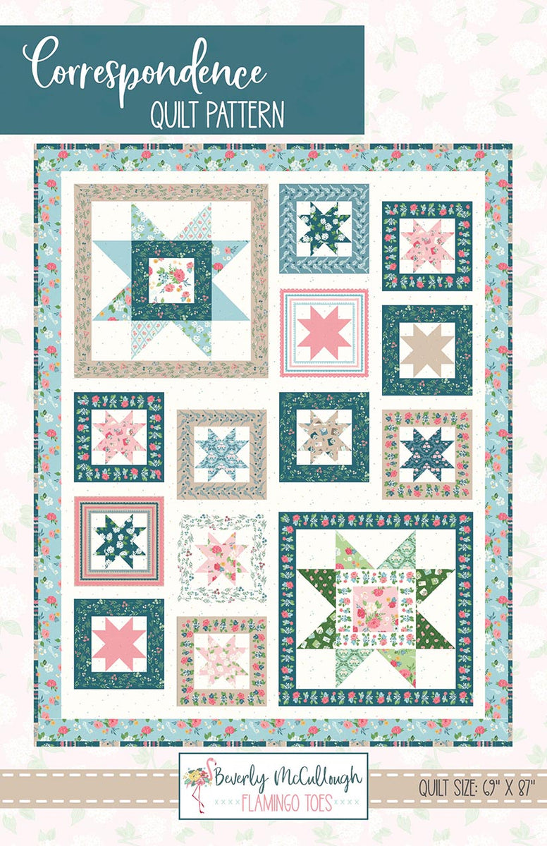 Correspondence Quilt Pattern – The Shiplap Quilt Shop LLC