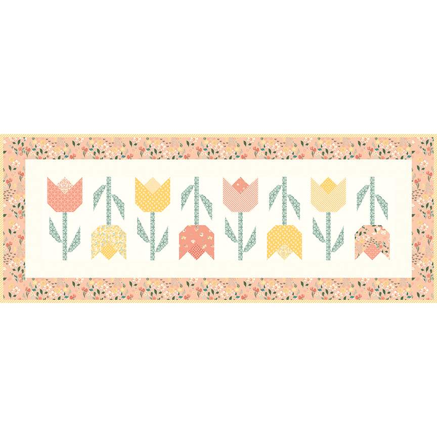 Sandy Gervais Tulip Festival Runner Pattern – The Shiplap Quilt Shop LLC