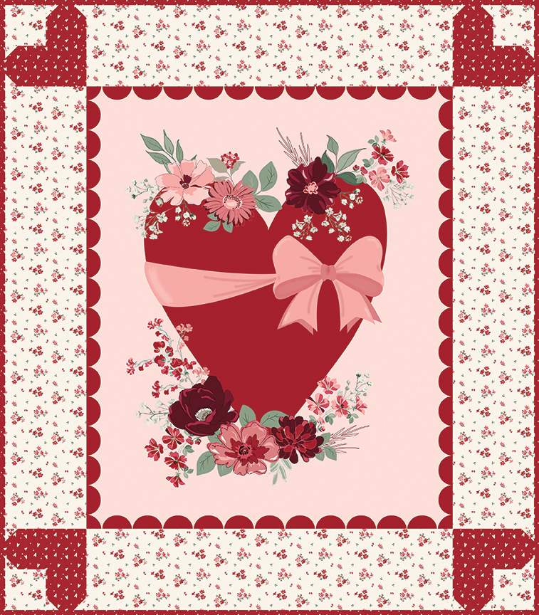 Love You Always Heart Panel Quilt Kit – The Shiplap Quilt Shop LLC