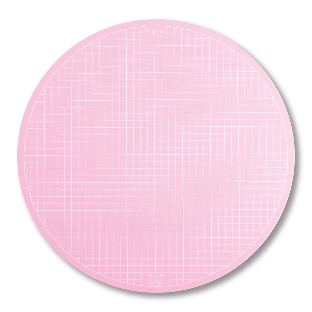 Sue Daley Round Rotating Cutting Board, 10 inches The Shiplap Quilt