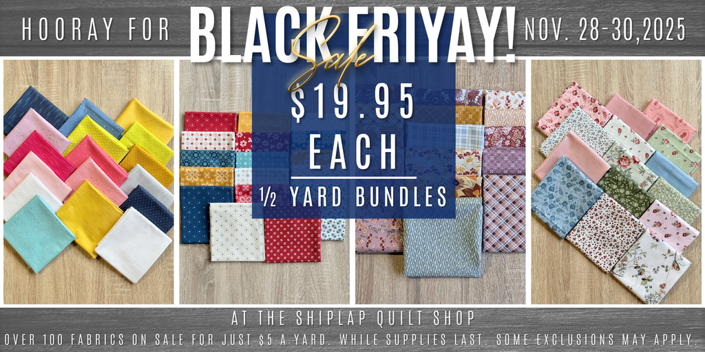 Black FriYay 2025 Half-Yard Bundles