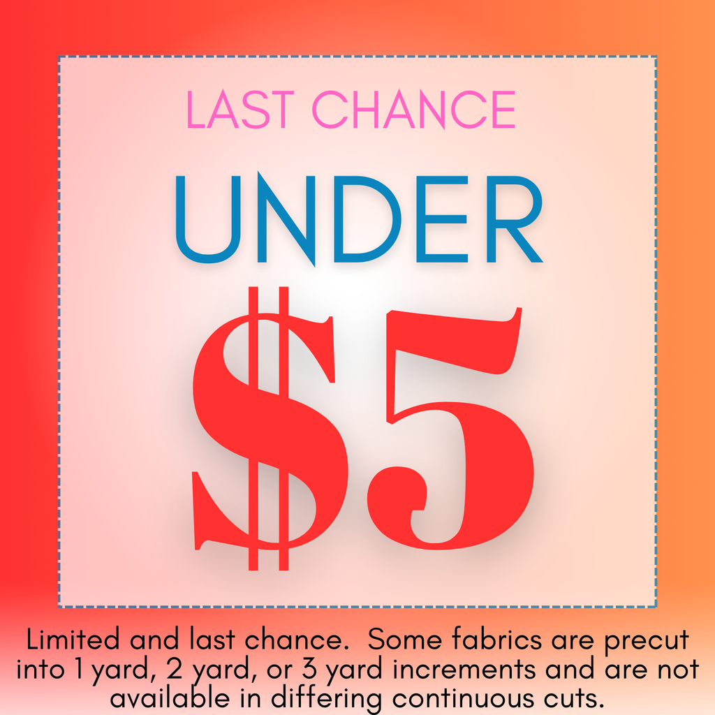 Closeout Steals Under $5