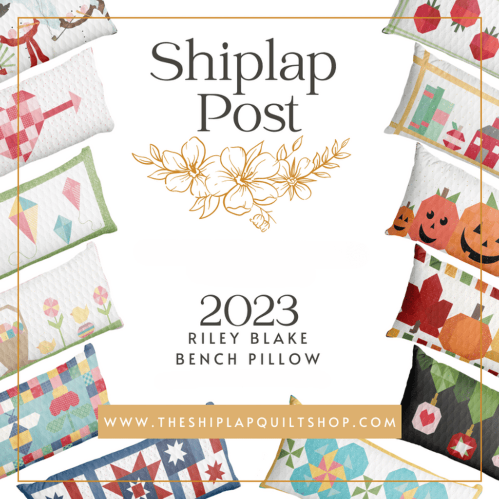 Bench Pillow - The Shiplap Quilt Shop LLC