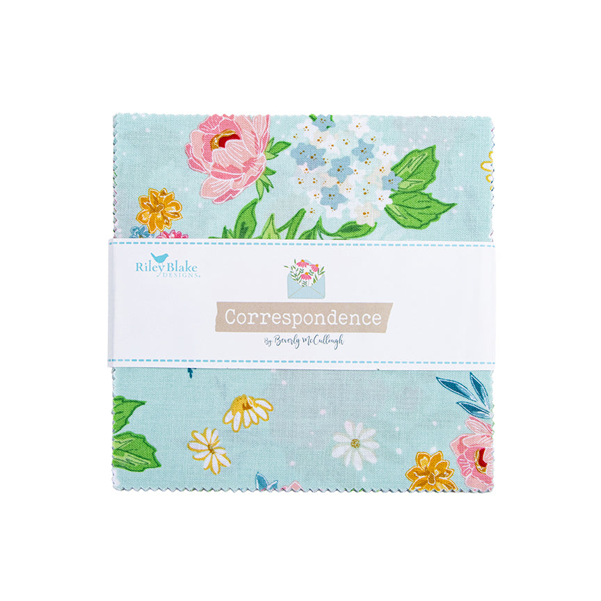 Correspondence 5" Stacker – The Shiplap Quilt Shop LLC