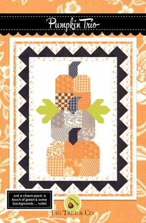 Pumpkin Trio Quilt Pattern by Fig Tree