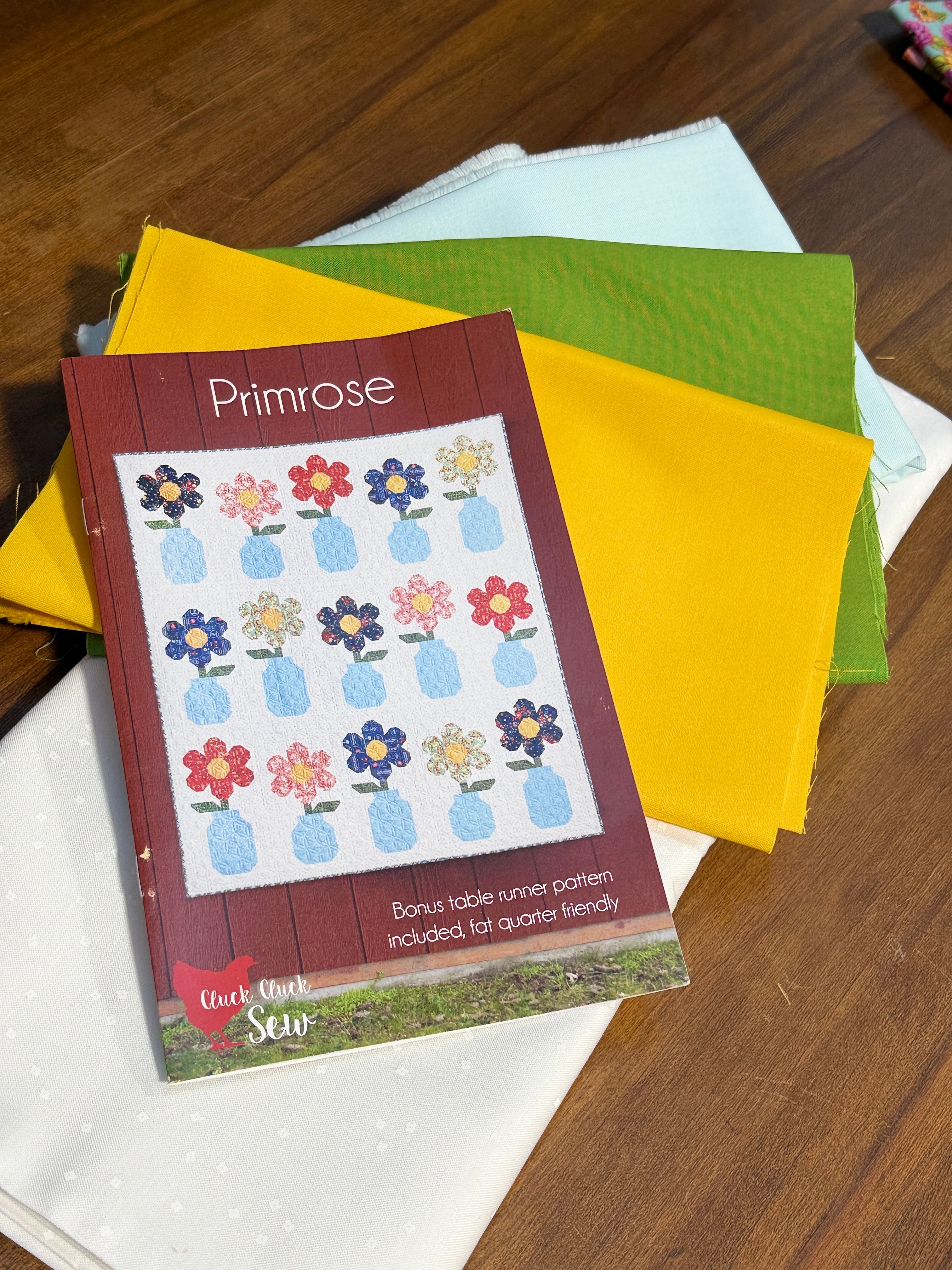 Primrose Table Runner Kit-Zinnias – The Shiplap Quilt Shop LLC