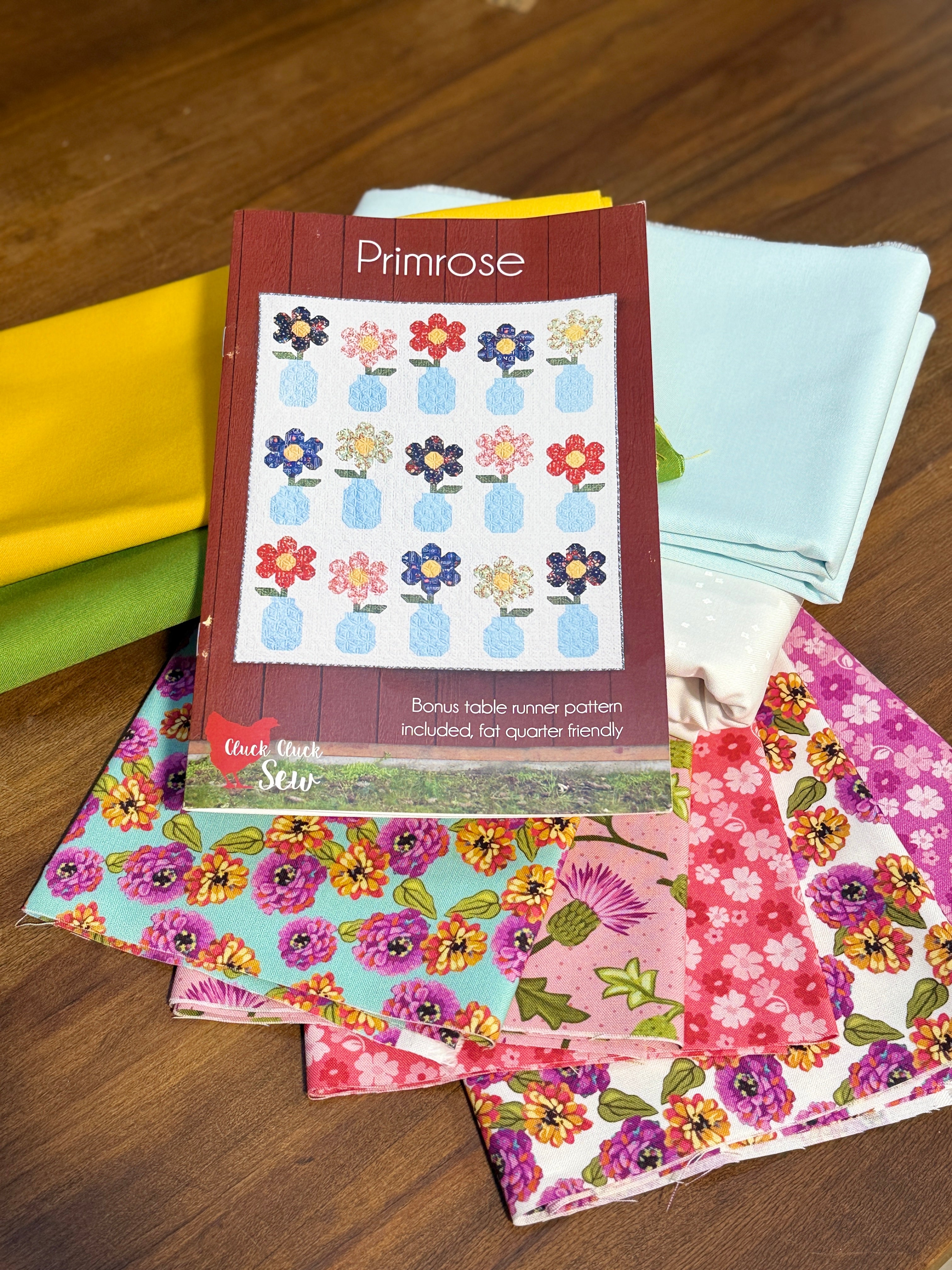 Primrose Table Runner Kit-Zinnias – The Shiplap Quilt Shop LLC