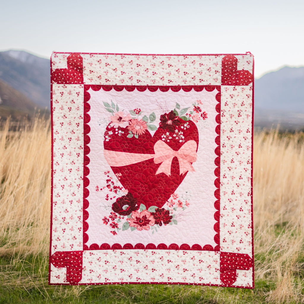 Love You Always Heart Panel Quilt Kit – The Shiplap Quilt Shop LLC