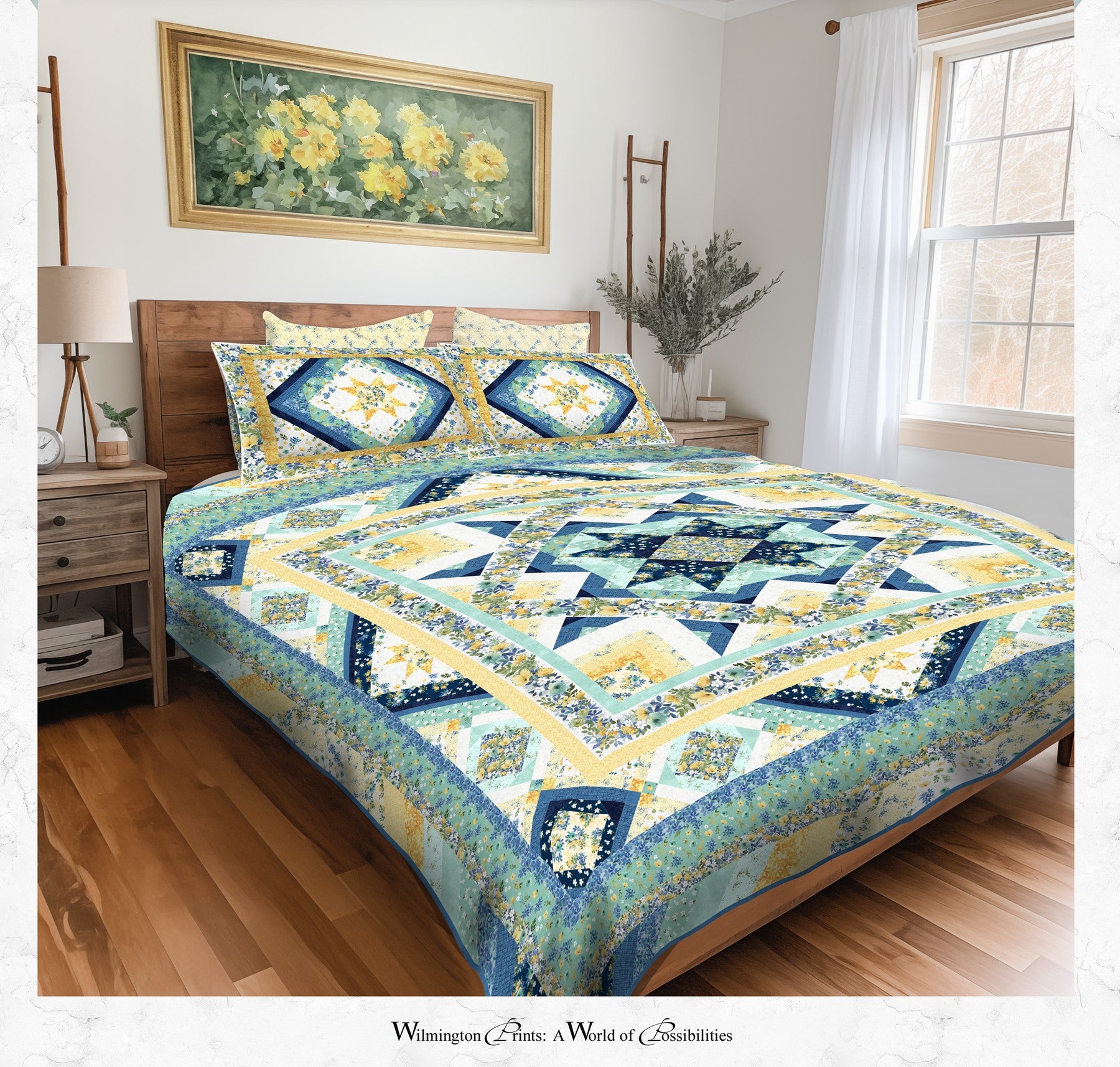 Sunlit Serenade Block of the Month-Whole Kit