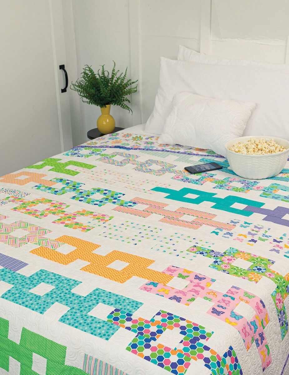 Jelly Roll Jam Simple Quilts Made With 2.5" Strips by Barbara Groves