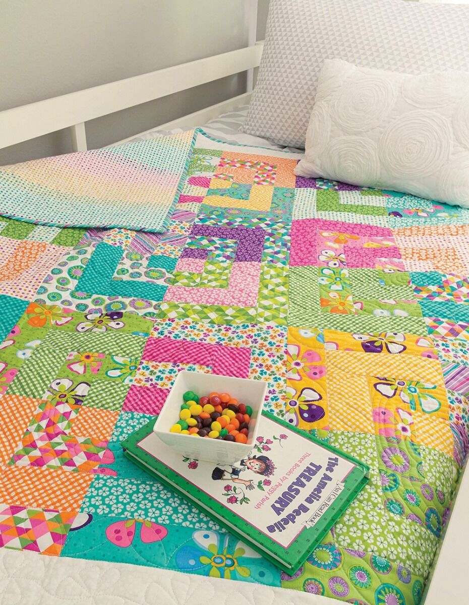 Jelly Roll Jam Simple Quilts Made With 2.5" Strips by Barbara Groves