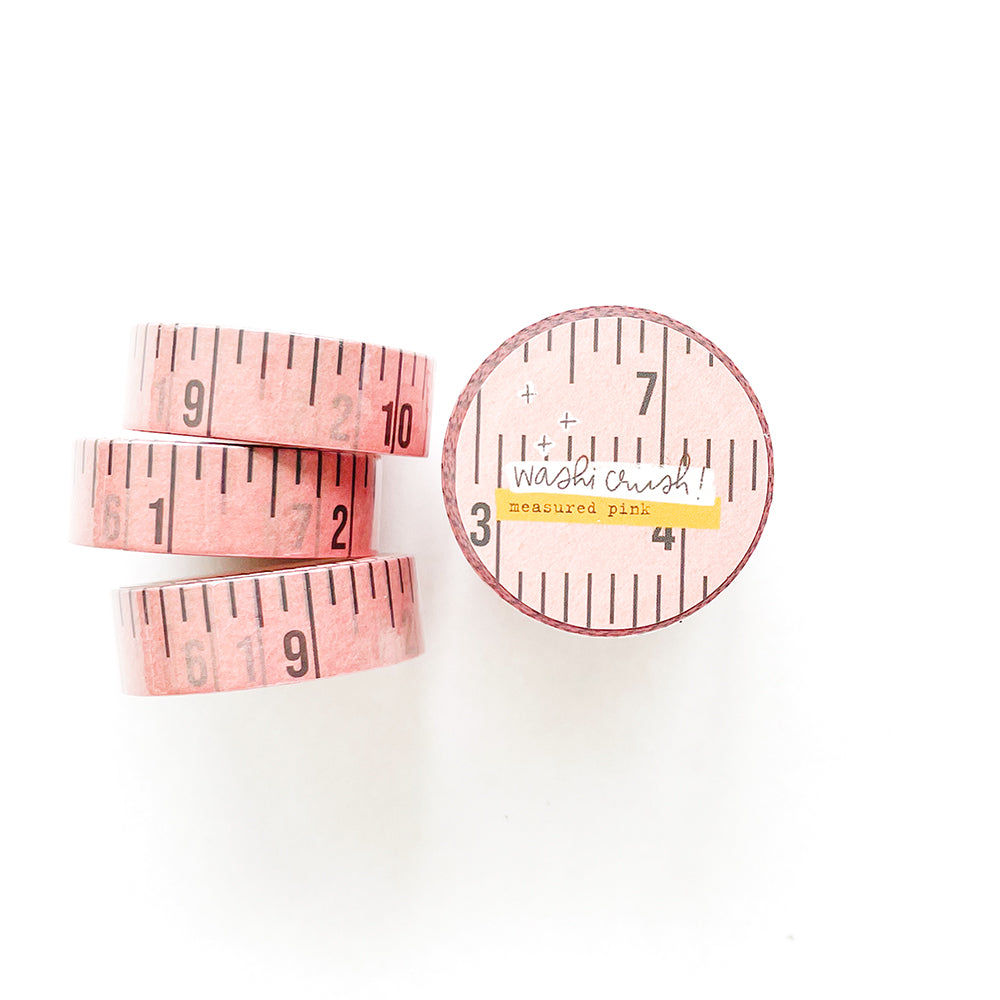 Washi Crush Measured Pink