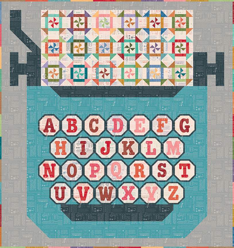 Just My Type Quilt Kit