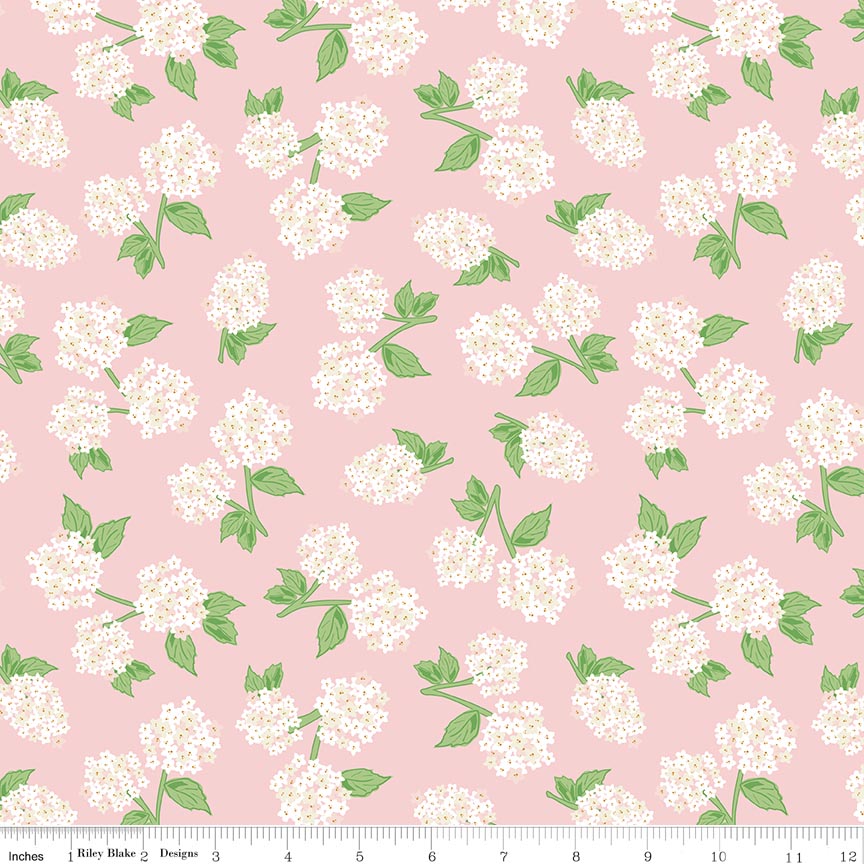 Correspondence Hydrangeas Pink Dogwood – The Shiplap Quilt Shop LLC