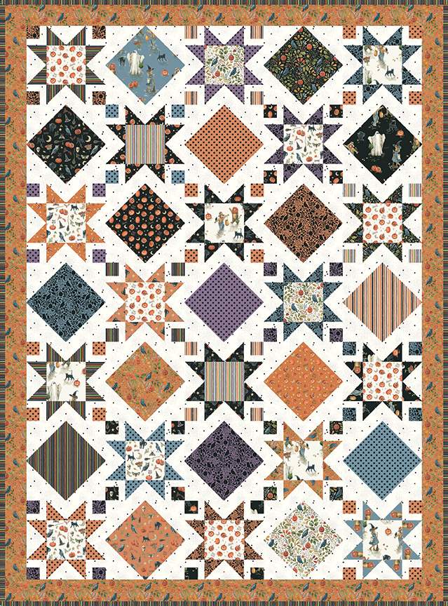 Stars and Windows Quilt Kit