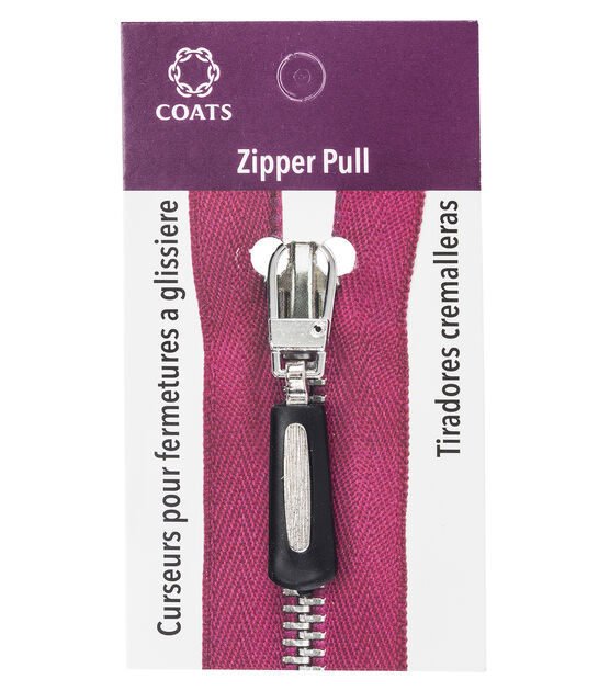 Coats & Clark Zipper Pull Black Rubber Silver – The Shiplap Quilt Shop &  Coffee House