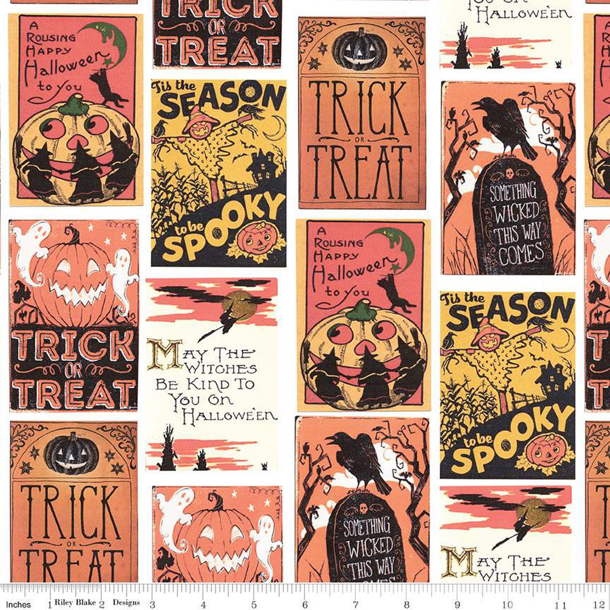 Fright Delight Cards White  The Shiplap Quilt Shop  Coffee House
