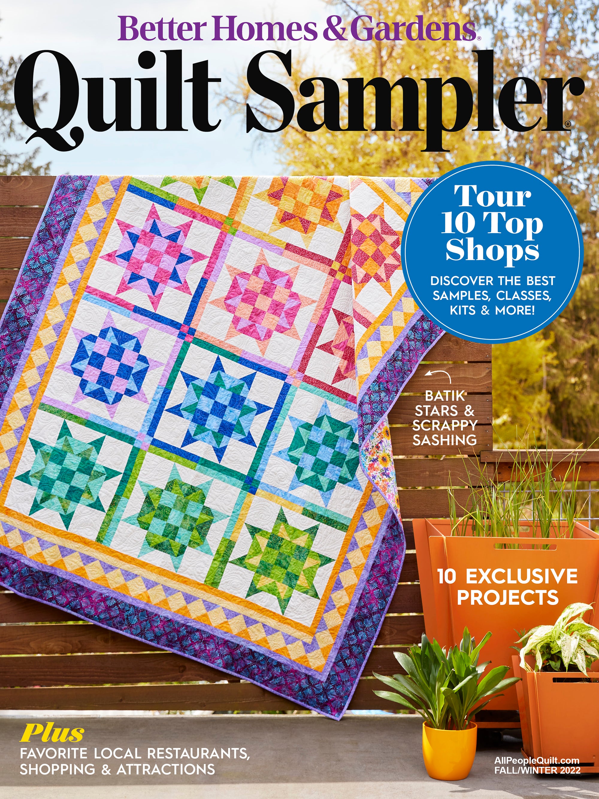 Better Homes & Garden Quilt Sampler Magazine The Shiplap Quilt Shop LLC