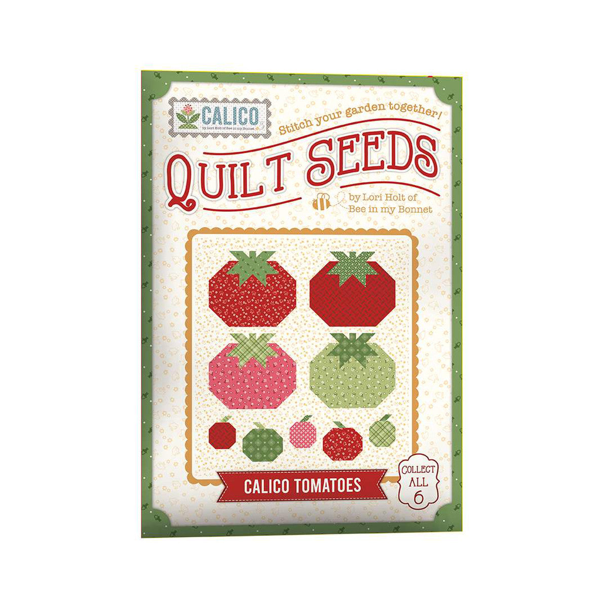 Lori Holt Quilt Seeds Pattern Calico Tomato