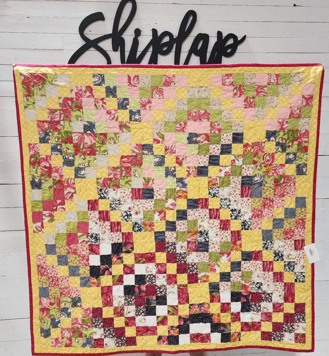 Finished Quilt Crossing Paths The Shiplap Quilt Shop LLC